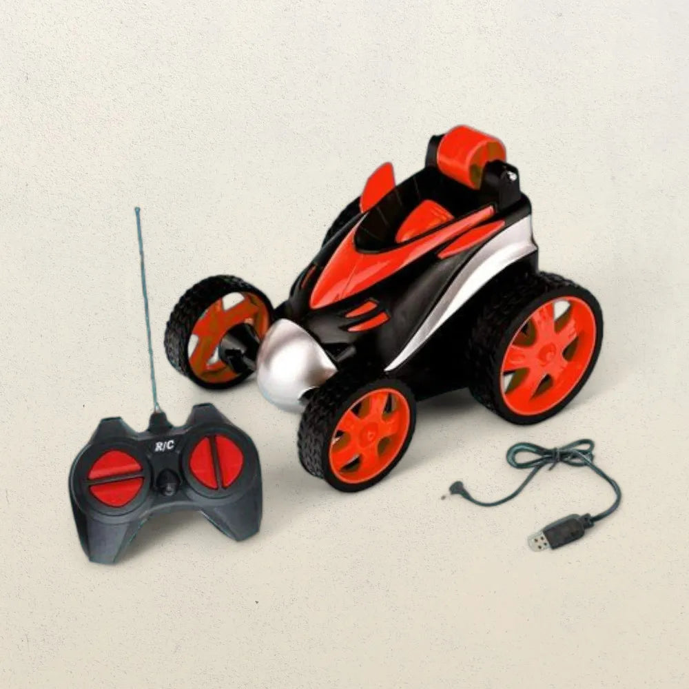 Wembley High Speed Mini 1:24 Scale Rechargeable Remote Control Car For Kids - Red Stunt Car