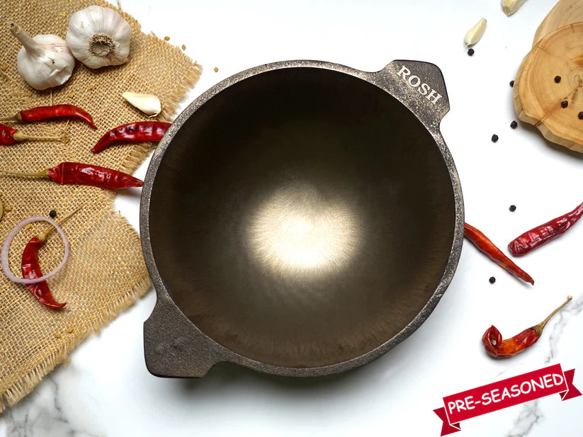 Appam Pan - Cast Iron - Grinded .