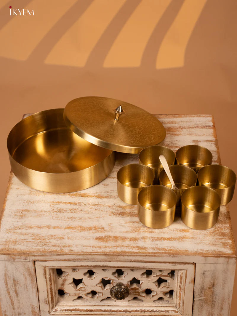 Brass Masala Box - KK26129