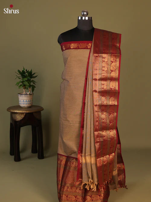 chettinad top & dupatta combo