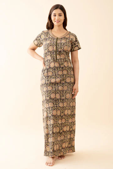 Kalamkari Printed Nighty