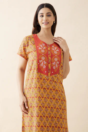 Kalamkari Printed Nighty