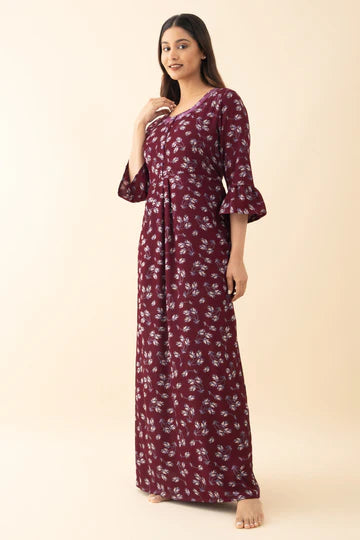 Kalamkari Printed Nighty