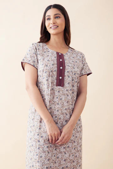 Kalamkari Printed Nighty