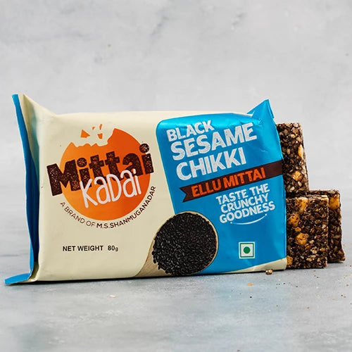 Black Sesame Chikki Bar
