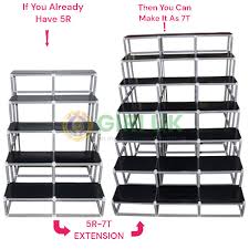 Giri Plastic Golu Padi Extension - 5R To 7T | 5 Regular To 7 Triple Golu Stand/ Multi Purpose Navratri Golu Rack