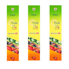 Ambica Nitya Pooja Fruits 3 In 1 Incense Sticks - 128 Gms | Agarbatti/ Agarbathi for Pooja