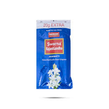 Moksh Swarna Rajanigandha Incense Sticks Zipper Pouch - 90 Gms | Agarbatti/ Agarbathi for Pooja