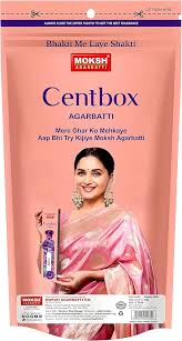 Moksh Centbox Agarbatti Zipper Pouch - 85 Gms | Incense Sticks/ Agarbathi for Pooja