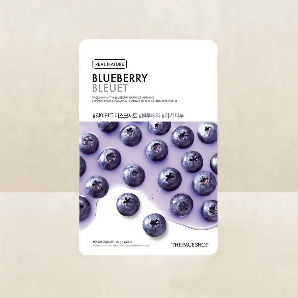 The Face Shop Real Nature Blueberry Face Mask