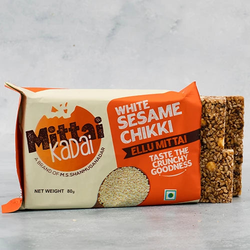 White Sesame Chikki Bar
