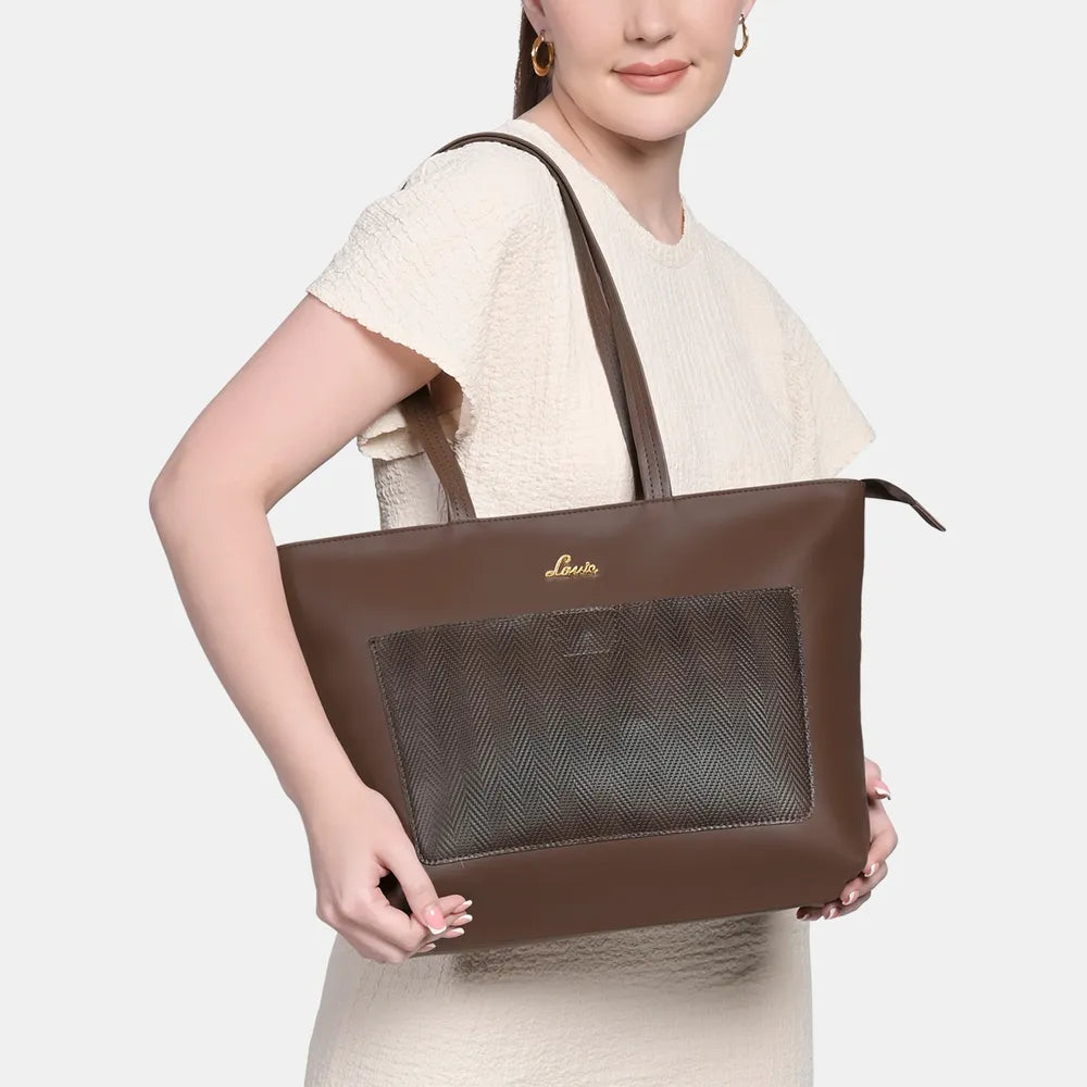Lavie Birchy Synthetic Leather Tote Bag - L