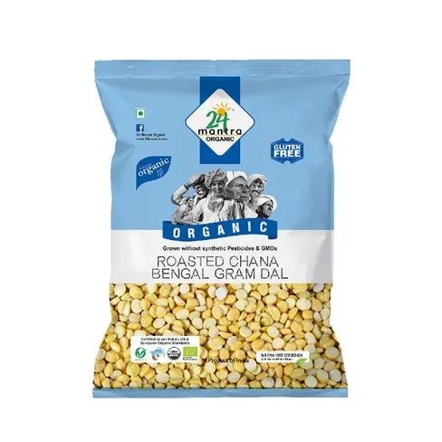 24 Mantra Organic Roasted Bengal Gram Dal