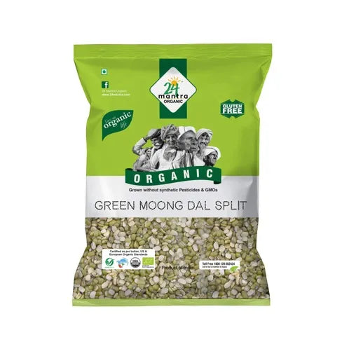 24 Mantra Organic Split Green Moong Dal