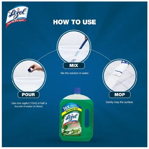 Lizol Disinfectant Jasmine Floor Cleaner