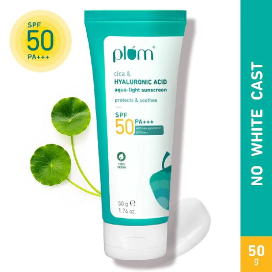 Plum Cica & Hyaluronic Acid Aqua-Light Sunscreen Spf 50 Pa+++