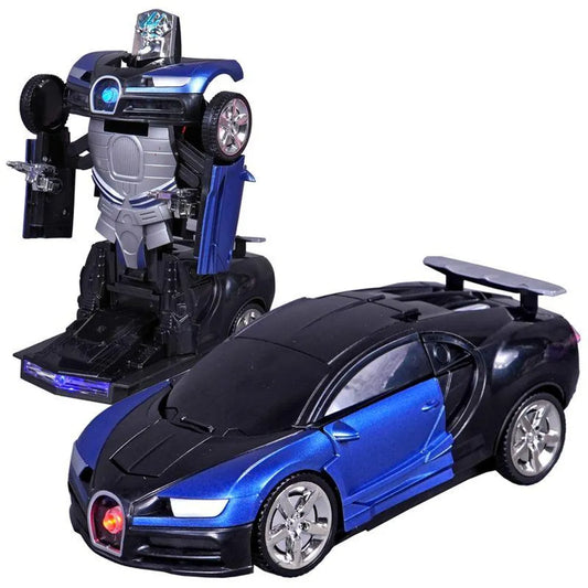 Toyshine Transforming Robot Racing Car (Blue, 3+ Years)