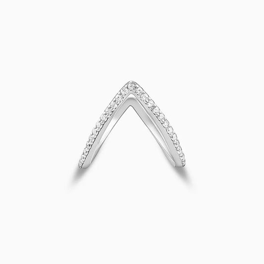 Giva Silver Beautiful Vanki Ring