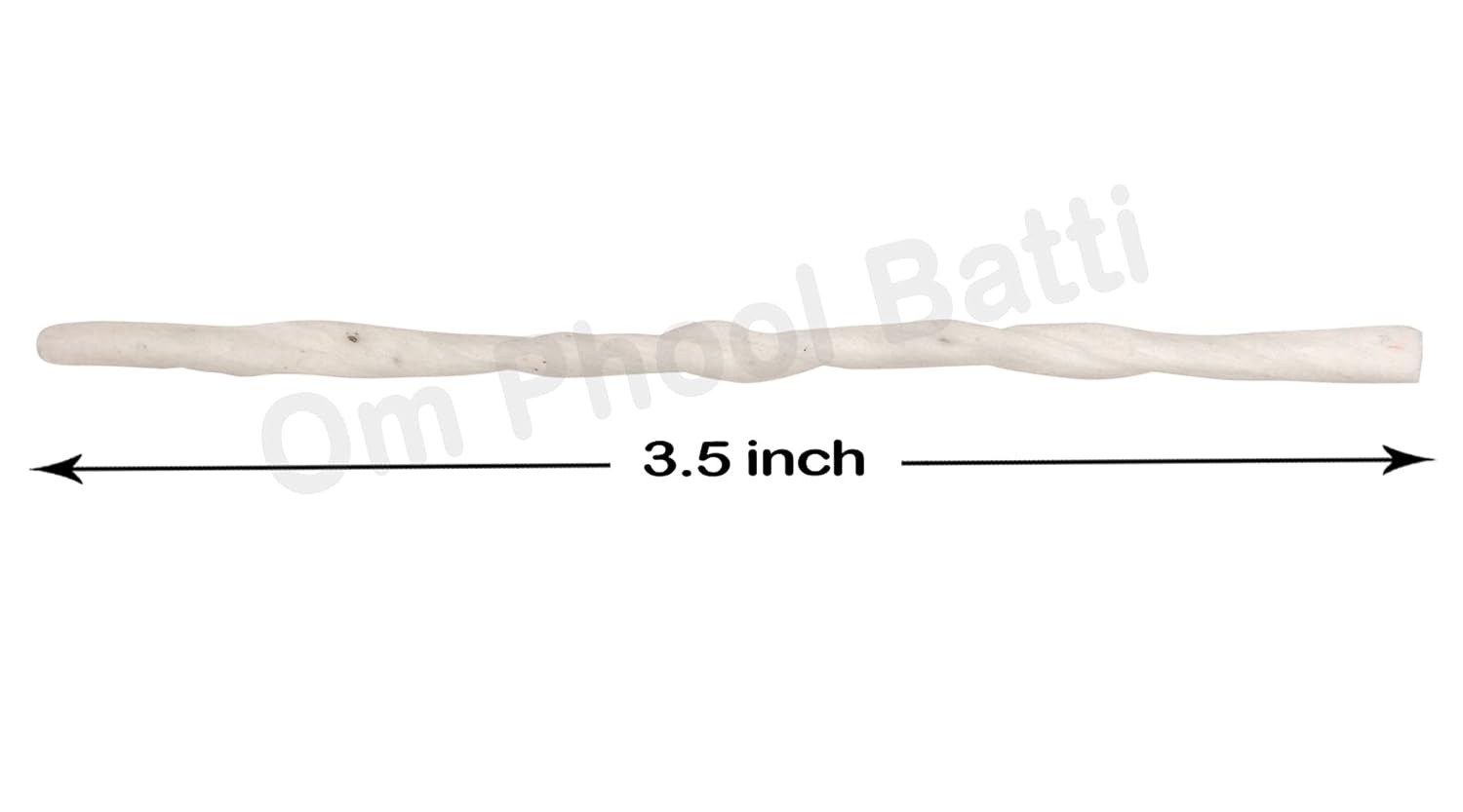 Batti Long Cotton Wicks for Diya, Lambi Batti for Puja, (Pack of 1, White) (2100)