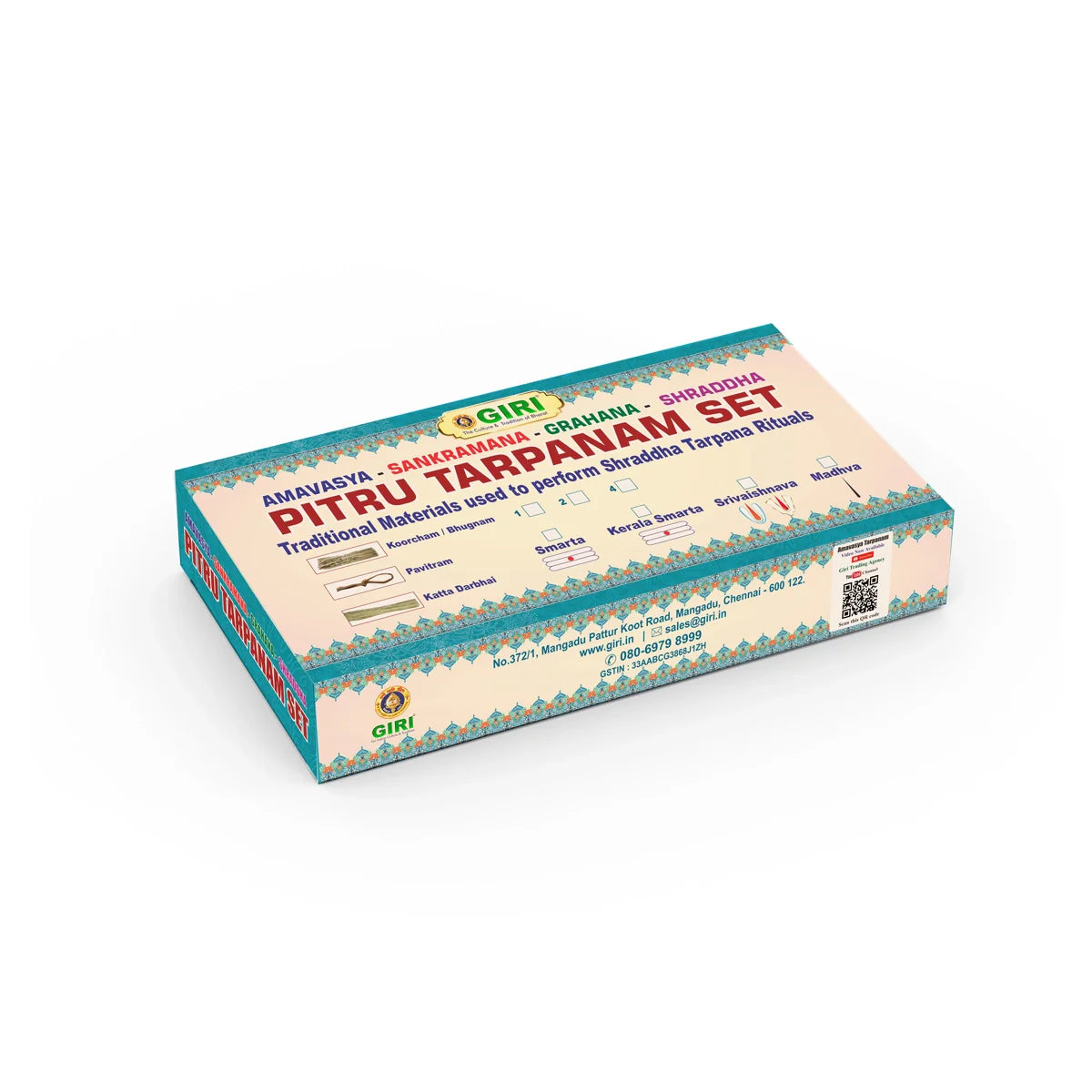 Amavasya - Sankramana - Grahana - Shraddha - Pitru Tarpanam Set | Tharpana Set for Rituals