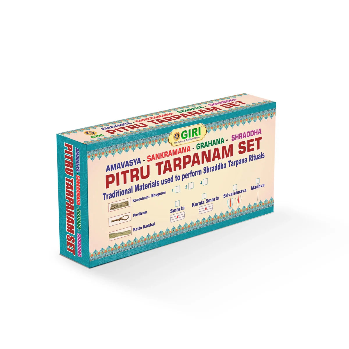 Amavasya - Sankramana - Grahana - Shraddha - Pitru Tarpanam Set | Tharpana Set for Rituals