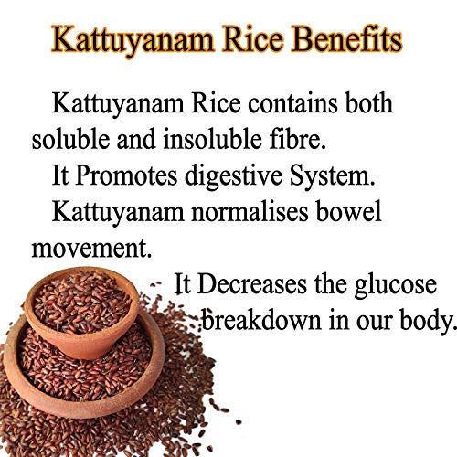 Hand Pounded Kattuyanam Rice | Traditional Red Rice | Unpolished Rice | Kattuyanam Arisi