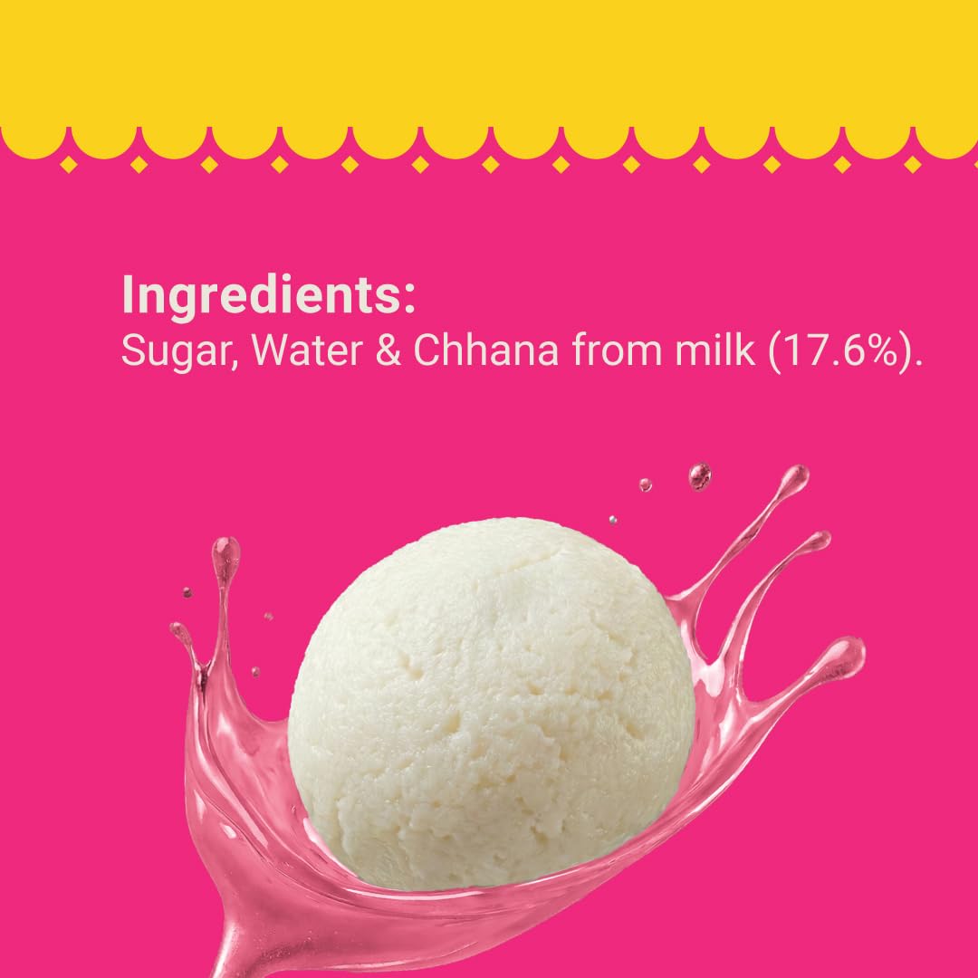 Rasgulla | Made with Farm Fresh Milk| Indian Mithai | Classic sweets | Sweets Gift Pack | 500 grams