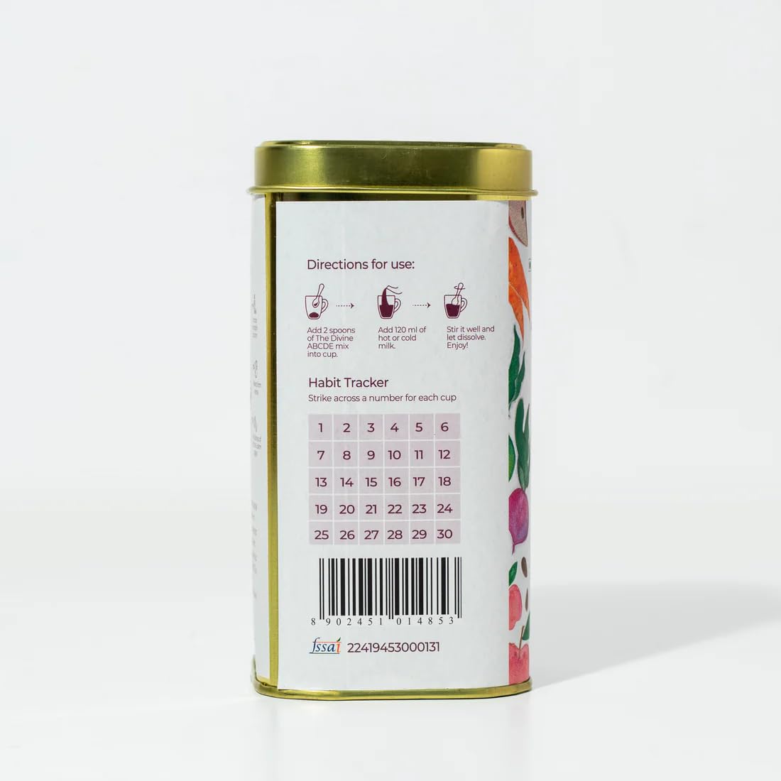 ABC Latte Mix | Apple, Beetroot, Carrot | No Preservatives | No Refined Sugar | Ready-to-Mix | Added Native Indian Herbs | (250gms)