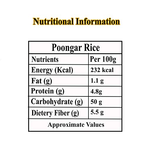 Poongar Rice |Poongar Hand Pounded Rice | Traditional Red Rice | UnPolished Poongar Arisi (1 KG)