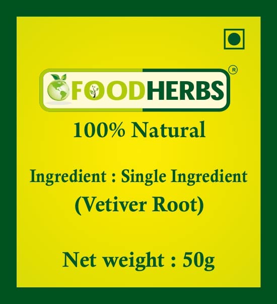 Dried Vetiver Root 50 GMS | Aromatic Roots | Khus Khus | Ramacham | Natural Flavouring Agent for Teas, drinks and Dishes | Aid Body Odour | Natural Coolant