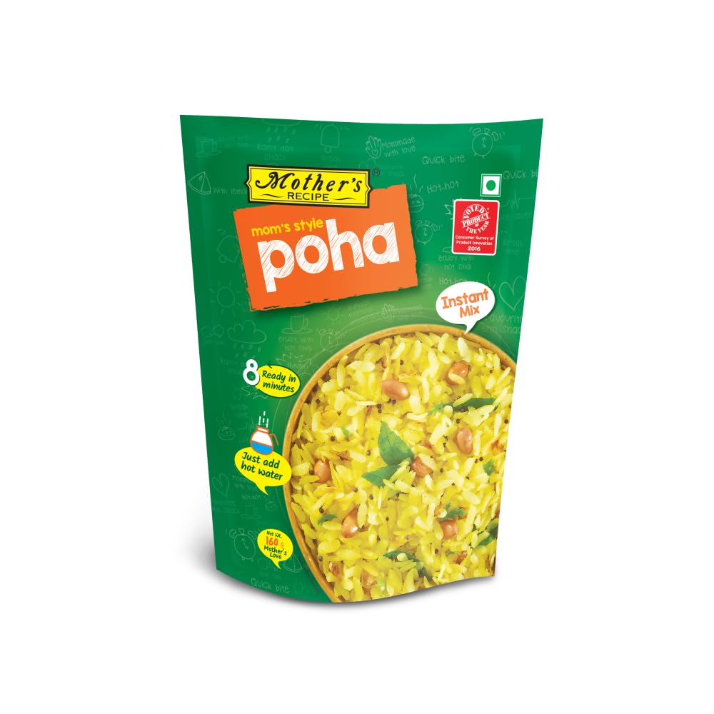 Mothers Recipe Poha Instant Mix Pouch, 160 g
