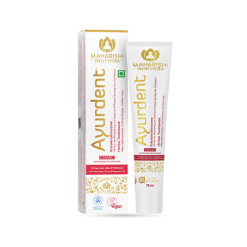 Ayurdent Classic Toothpaste|Unique Saliva Balancing Formula|For Toothache,Bleeding Gums,Sensitivity,Cavities,Plaque & Bad breath|Non Foaming,SLS & Fluoride Free|Pack of 1