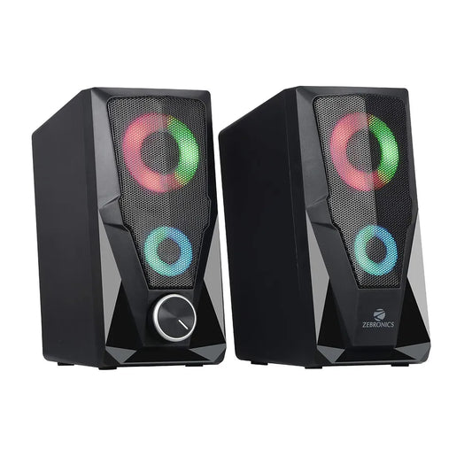 Zeb Warrior 2.0 Multimedia Speaker With Aux Connectivity,Usb Powered And Volume Control