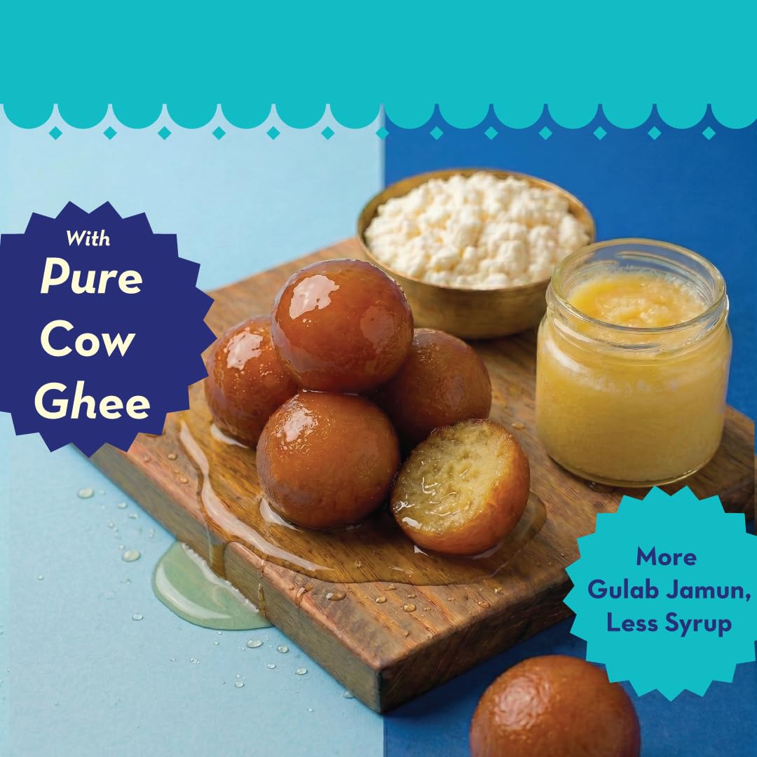 Gulab Jamun | Made with Pure Cow Ghee | Indian Mithai | Classic sweets | Sweets Gift Pack | 500 grams
