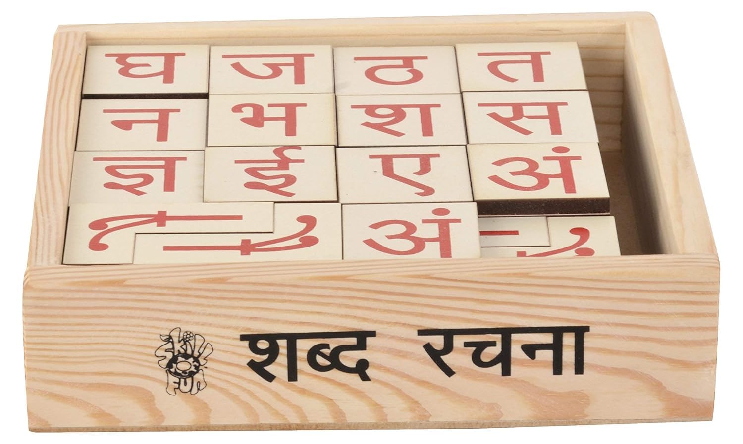 Hindi Alphabet Board Game for 3+ Year Old Kids | Alphabets For Kids Learning | Wooden Toys For Kids Learning Hindi Alphabets | Educational Toys For Kids 3-7 Years Old | Wooden Puzzles