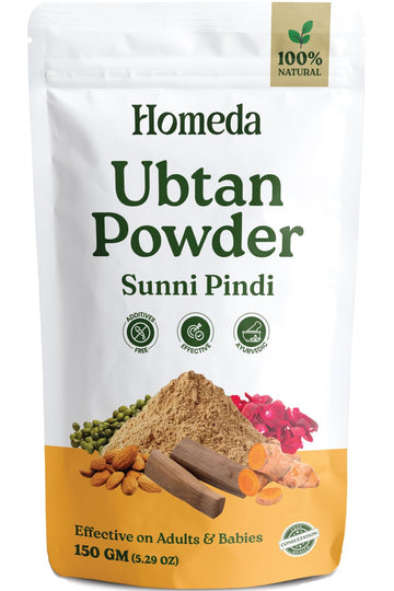 Ubtan Face Pack, Sunnipindi Powder for Women Body, Nalangu Maavu Organic for Baby, Kids, Men - Herbal Bath, Tan Removal, Haldi Ceremony, Skin Whitening - Utane with Almond Sandalwood Rose