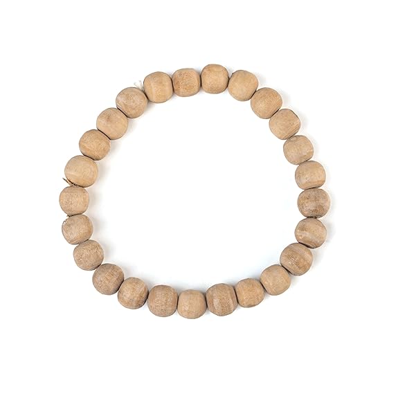 Tulsi Bracelet Original Certified | Premium Sacred Tulsi Wood Mala | 8mm Beads Stretchable Bracelet for Men & Women | Yoga, Meditation & Spiritual Healing Jewelry |1 Piece