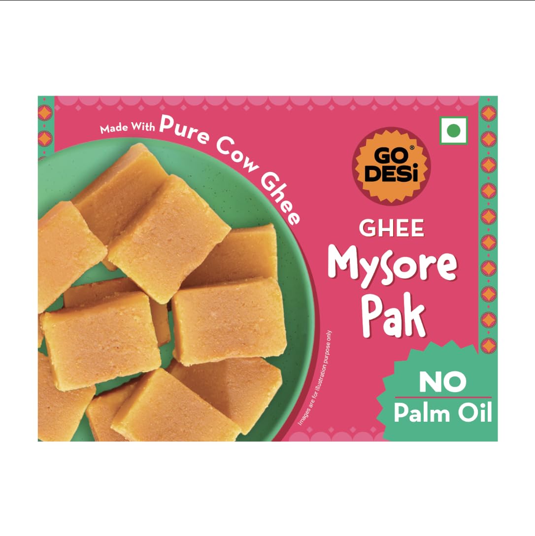 Mysore Pak | Made with Desi Ghee | Indian Mithai | Sweets Gift Pack | 180/150 grams