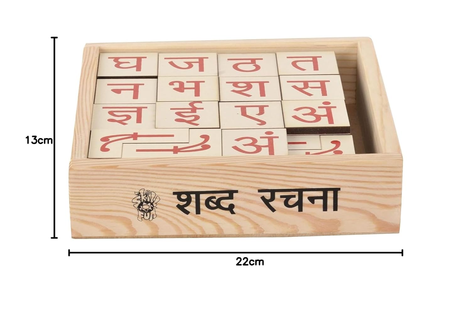 Hindi Alphabet Board Game for 3+ Year Old Kids | Alphabets For Kids Learning | Wooden Toys For Kids Learning Hindi Alphabets | Educational Toys For Kids 3-7 Years Old | Wooden Puzzles