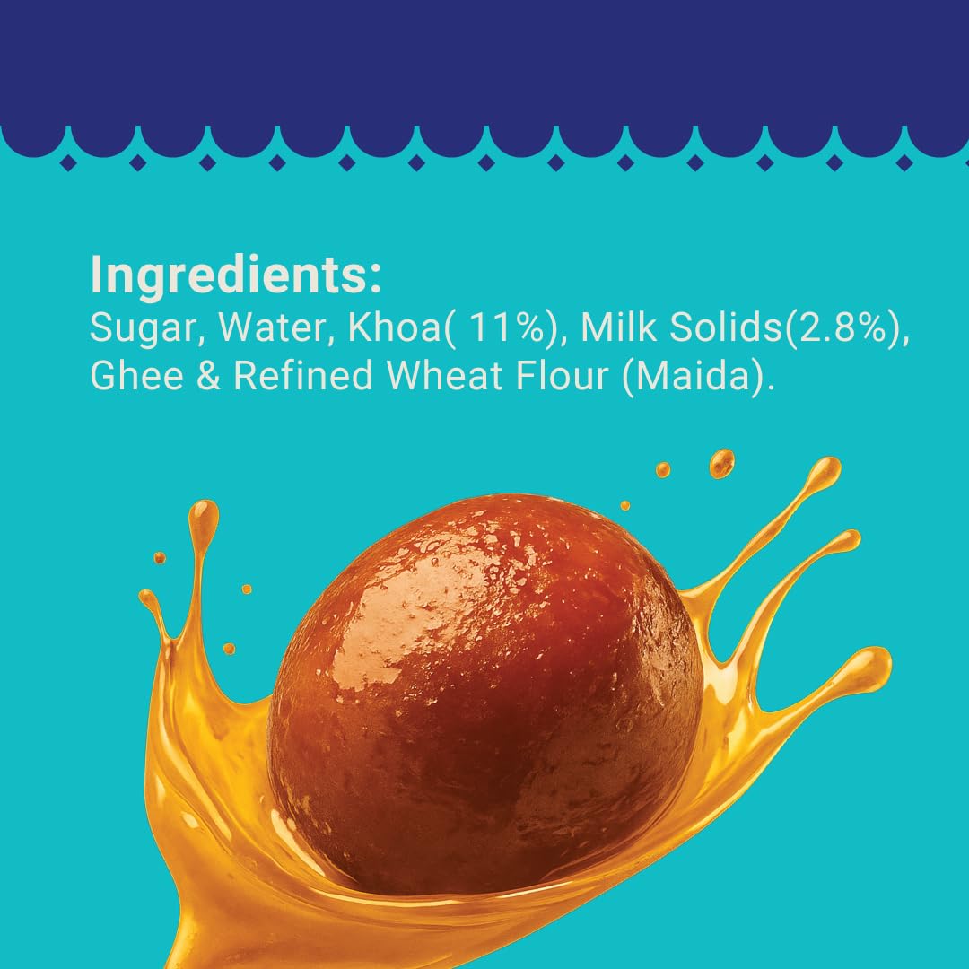 Gulab Jamun | Made with Pure Cow Ghee | Indian Mithai | Classic sweets | Sweets Gift Pack | 500 grams