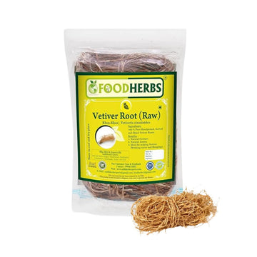 Dried Vetiver Root 50 GMS | Aromatic Roots | Khus Khus | Ramacham | Natural Flavouring Agent for Teas, drinks and Dishes | Aid Body Odour | Natural Coolant