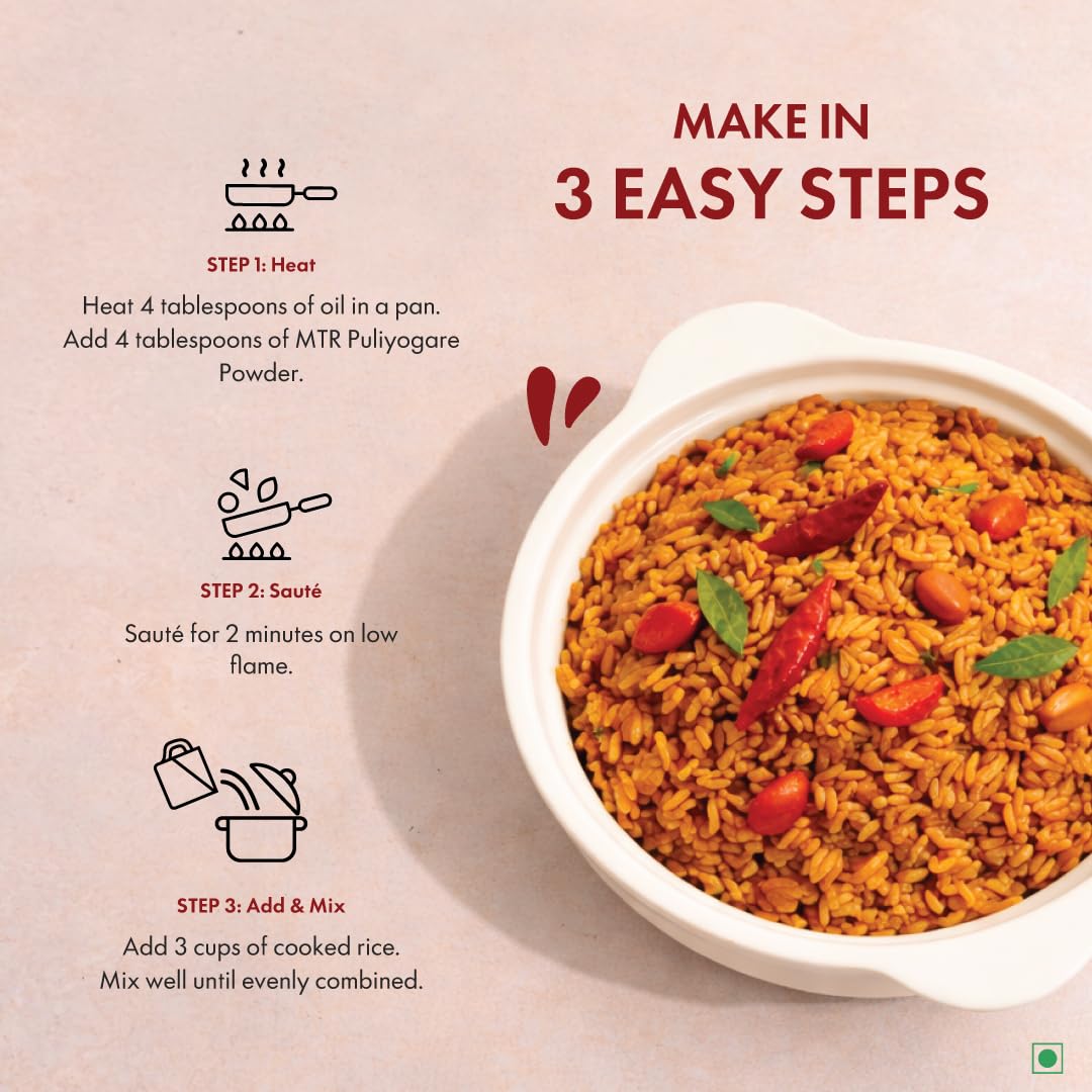 Puliogare Powder | Traditional Masalas | Tamarind Rice Masala | 200g
