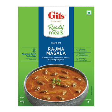 Ready to Eat Rajma Masala, Pure Veg Heat and Eat Indian Meal, Microwaveable, 300g