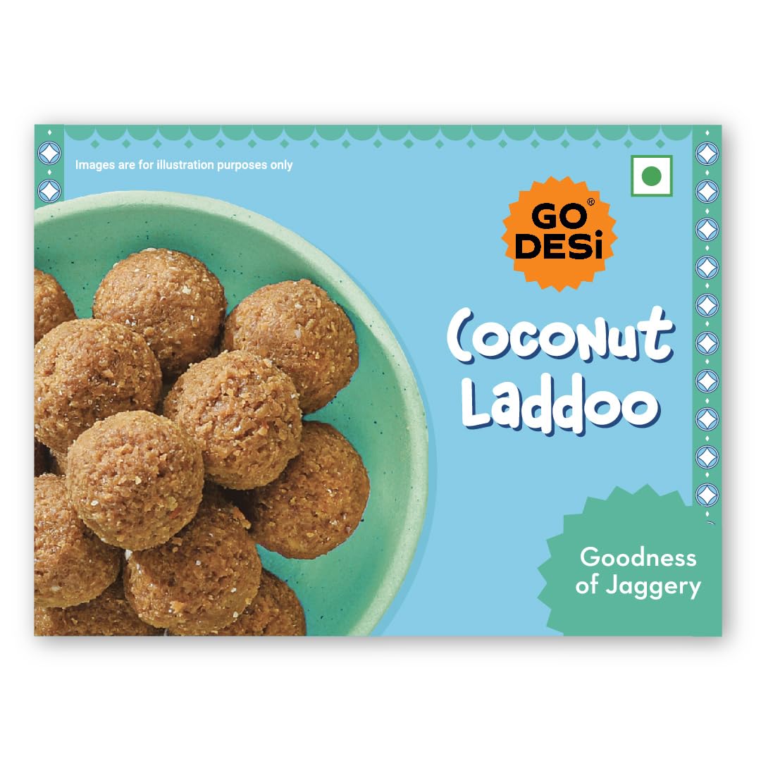 aggery Coconut Laddu - 200 grams | With Goodness of Jaggery | No Artificial Flavours | Sweets | Laddoo