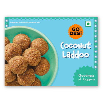 aggery Coconut Laddu - 200 grams | With Goodness of Jaggery | No Artificial Flavours | Sweets | Laddoo