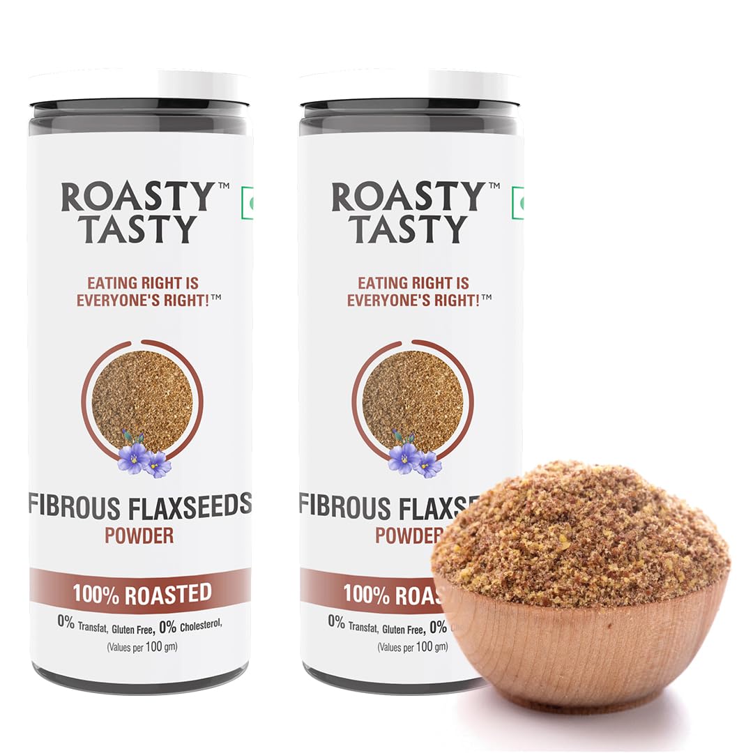 Roasted Flax Seed Powder Combo Pack of 2-300gm(150gm each)