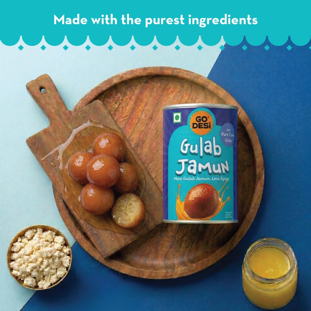 Gulab Jamun | Made with Pure Cow Ghee | Indian Mithai | Classic sweets | Sweets Gift Pack | 500 grams