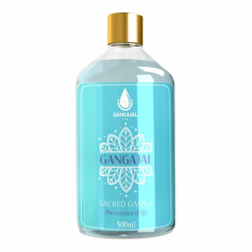Puja from Rishikesh -Pure and Original Ganga jal - 1 Bottle -For Rituals and Religious Rites 500 ml