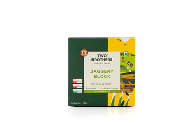 Handmade Sugarcane Jaggery Block (900g) | Unrefined, Preservative-Free, Nutrient-Rich Gud | Iron-Boosting | Healthy Sugar Substitutes