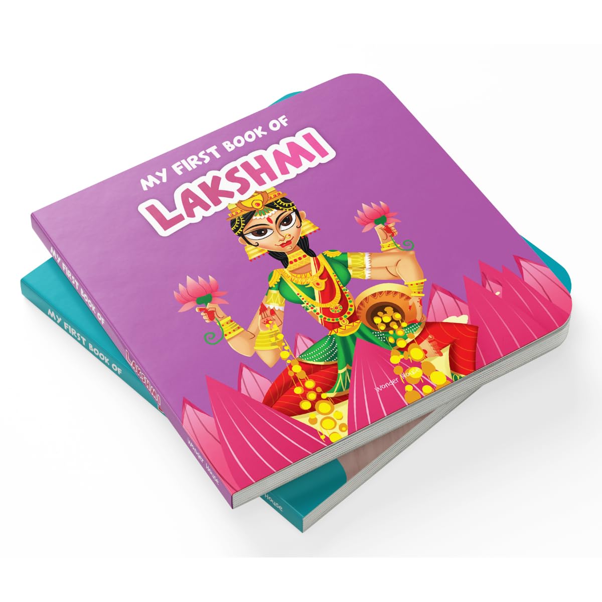 My First Library of Hindu Gods and Goddesses – Boxed Set of 12 Illustrated Board Books for Kids: Includes Ganesha, Krishna, Shiva, Vishnu, Lakshmi, Saraswati, Durga, Kali, Hanuman, Ram, Sai Baba & Buddha  | Ages 2–6 Years